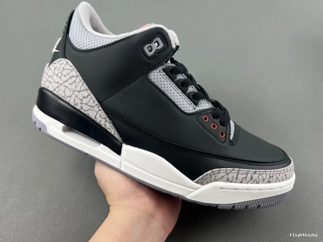 Jordan Air 3 DN3707-010 Black Cement 0716